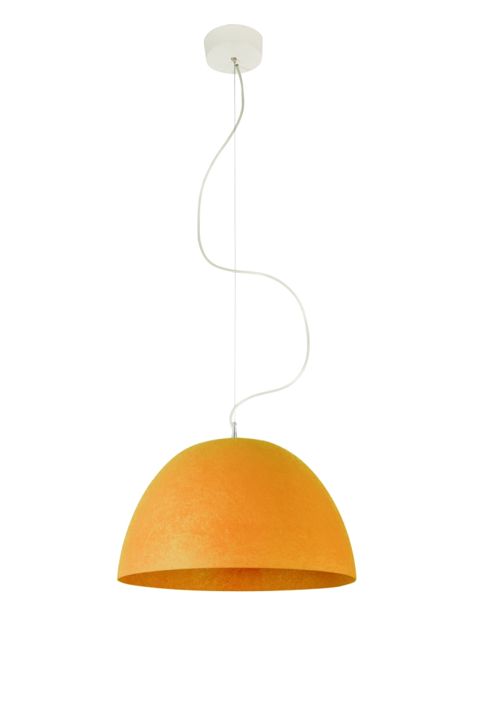 Pendant Lamp H2O Nebulite In-Es Artdesign Collection Luna Color Orange Size 27,5 Cm Diam. 46 Cm